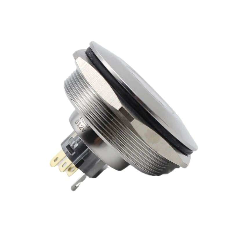 Hot Sale LB40A-P11EG/12V/S Metal Ring Illuminated Switch Push Button