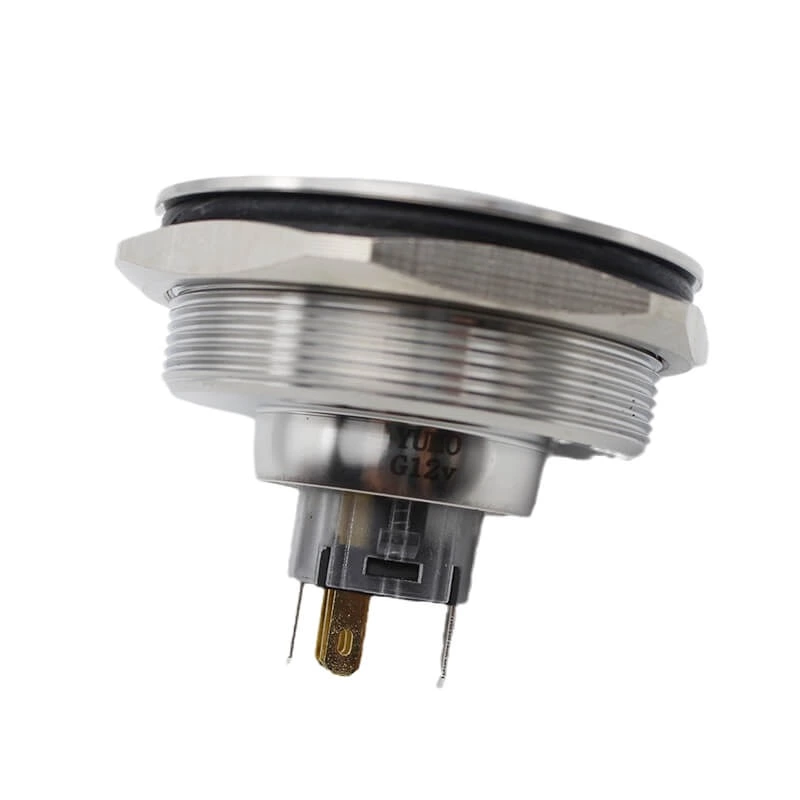 Hot Sale LB40A-P11EG/12V/S Metal Ring Illuminated Switch Push Button