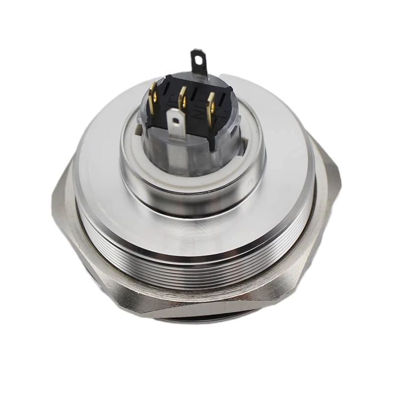 Hot Sale LB40A-P11EG/12V/S Metal Ring Illuminated Switch Push Button