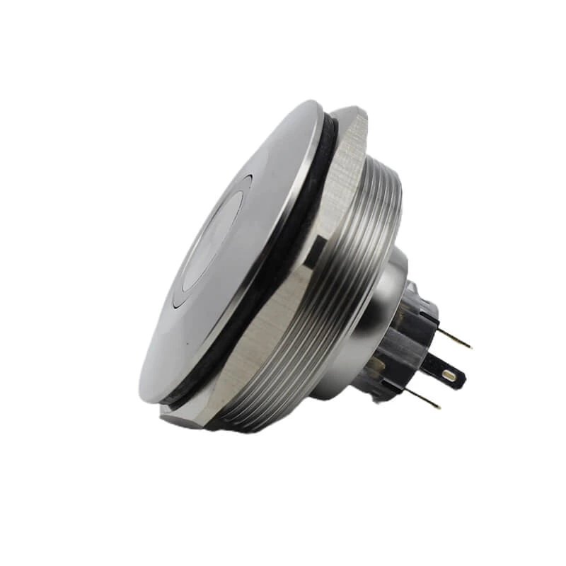 Hot Sale LB40A-P11EG/12V/S Metal Ring Illuminated Switch Push Button