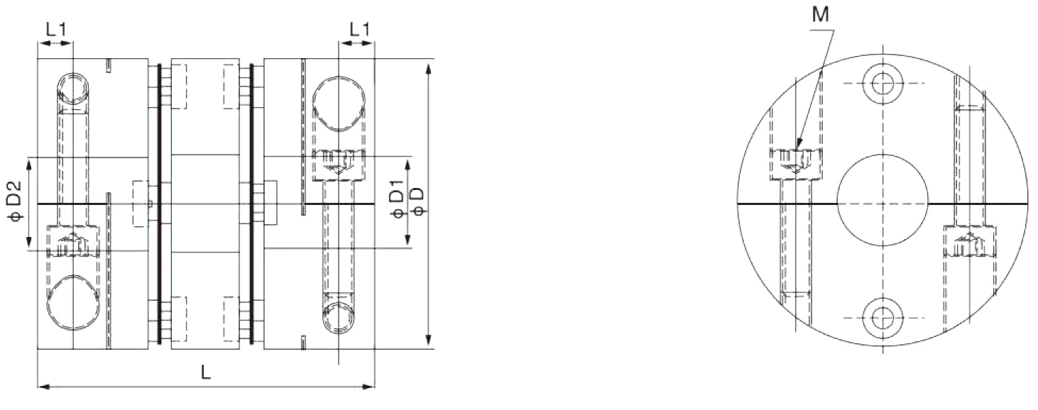 Flexible Stainless Steel Encoder Coupling