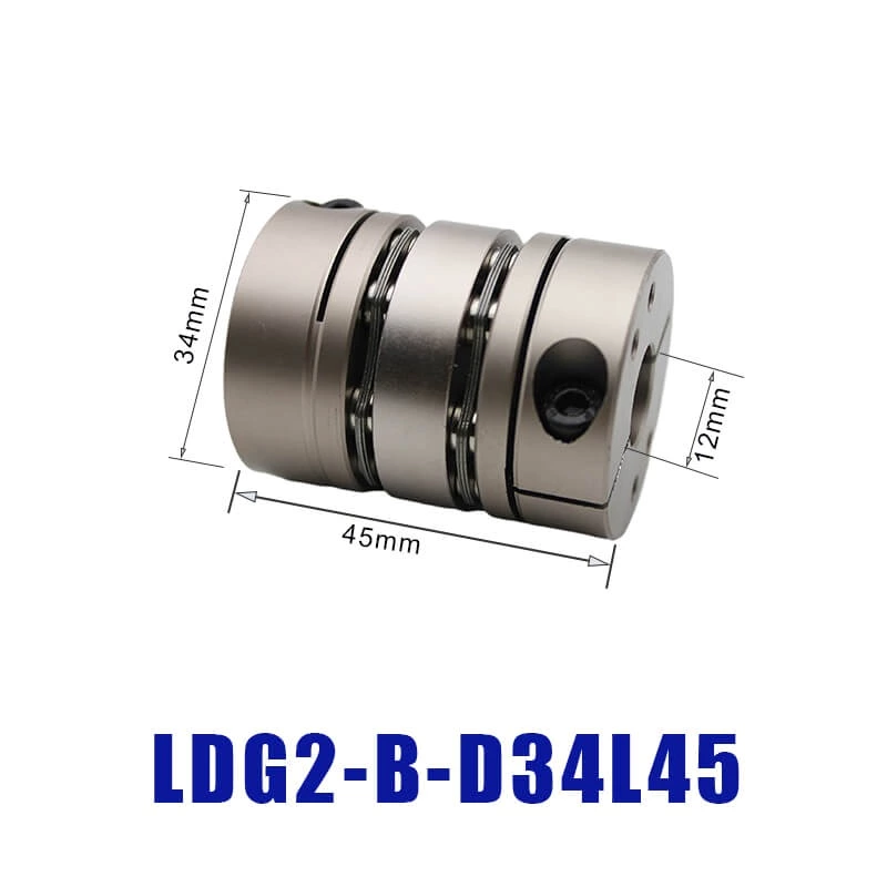 LDG High Rigidity Diaphragm Stepping Motor Coupling
