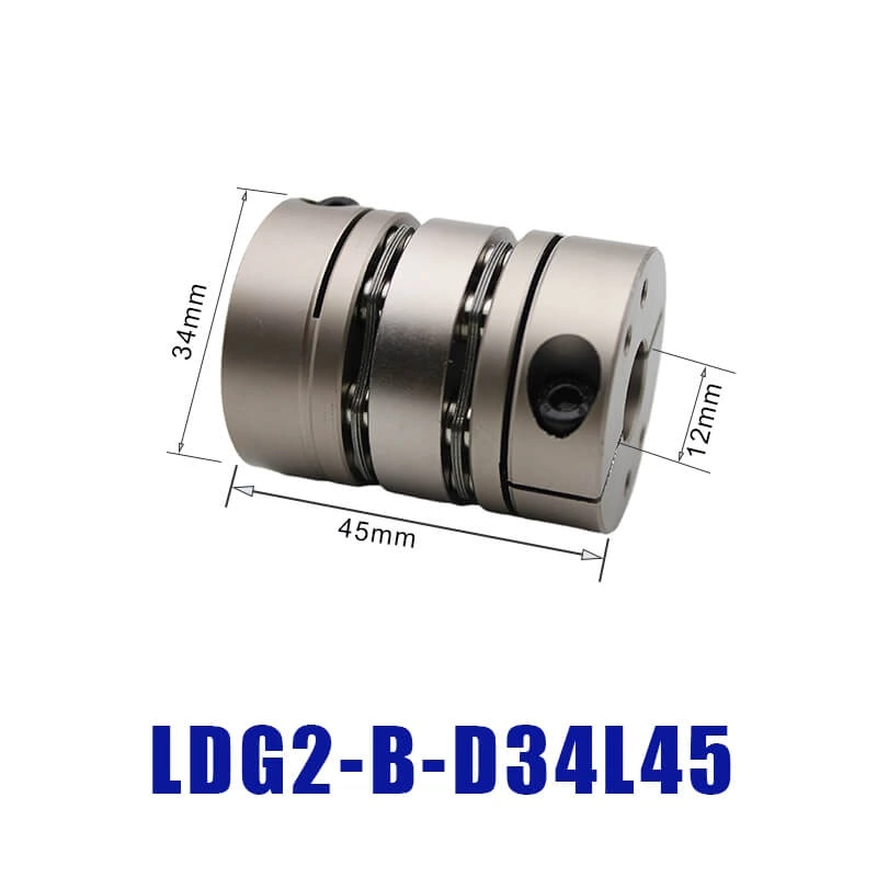 LDG High Rigidity Diaphragm Stepping Motor Coupling