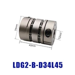 LDG High Rigidity Diaphragm Stepping Motor Coupling