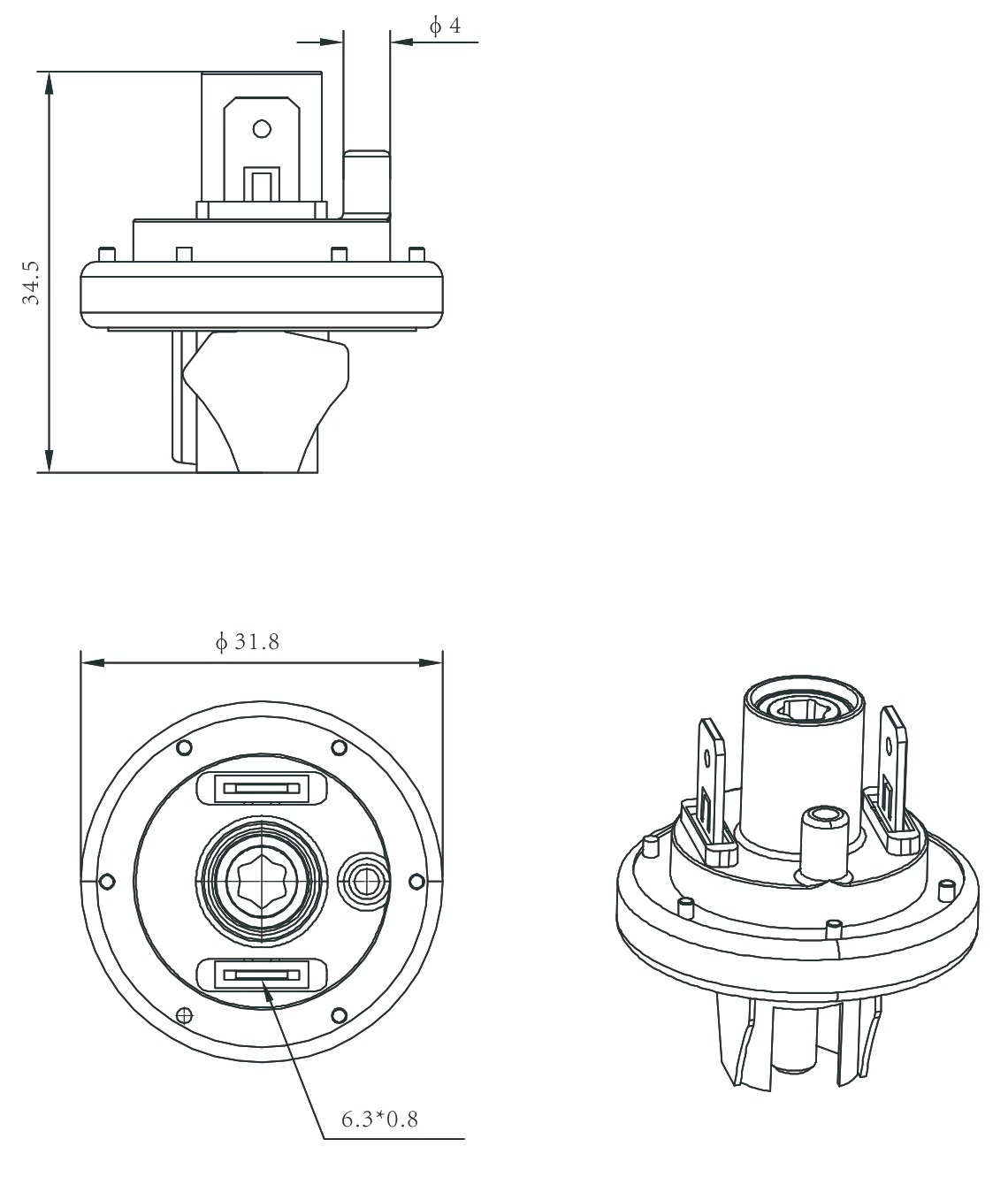 LFS 03 11mbar Adjustable Miniature Pressure Vacuum Switch