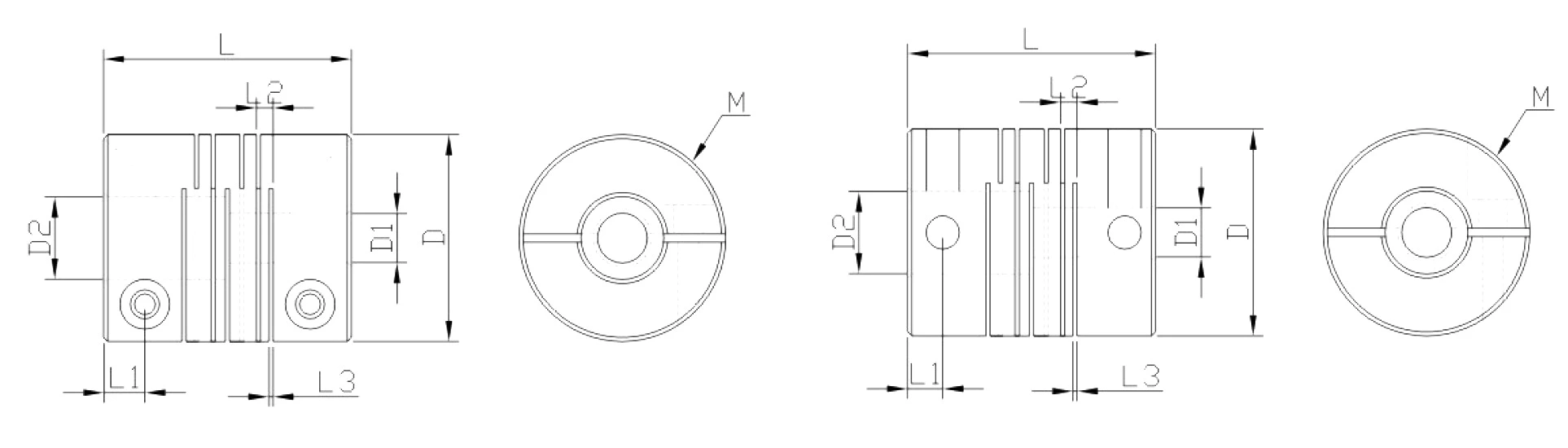 LT SERIES Hole 6mm*15mm Rotary Encoder Coupling