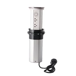 Pop up socket by voice command WiFi Smart Motorized Socket QI wireless charger Intelligent Elevation Electrical Outlet Motorized Lift