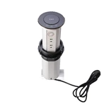 Pop up socket by voice command WiFi Smart Motorized Socket QI wireless charger Intelligent Elevation Electrical Outlet Motorized Lift