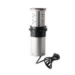 Pop Up Socket Electrical 13A With USB Vertical Motorized Recessed Compact Furniture Socket aluminum alloy