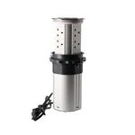 Pop Up Socket Electrical 13A With USB Vertical Motorized Recessed Compact Furniture Socket aluminum alloy