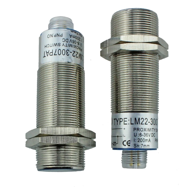 LM22-3007PAT 7mm Flush 10-30VDC PNP NO Arm Location Detection Sensor Switch of Robot without Cable