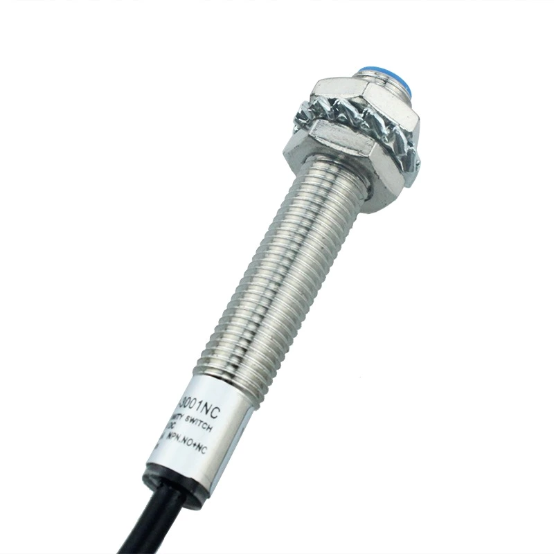 LM8-3001NC M8 NO NC IP67 M8 Inductive Proximity Sensor with 4m Cable