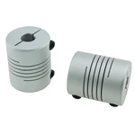 LR-B-D25L30 8mm Diameter Shaft Encoder Hold Type Aluminum Flexible Coupling