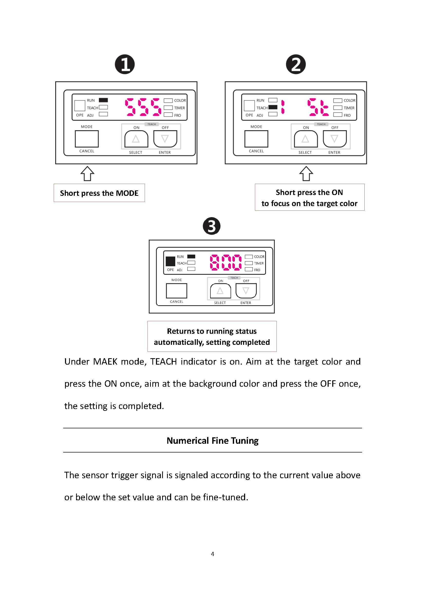 LS-101 Digital Color Mark Sensor