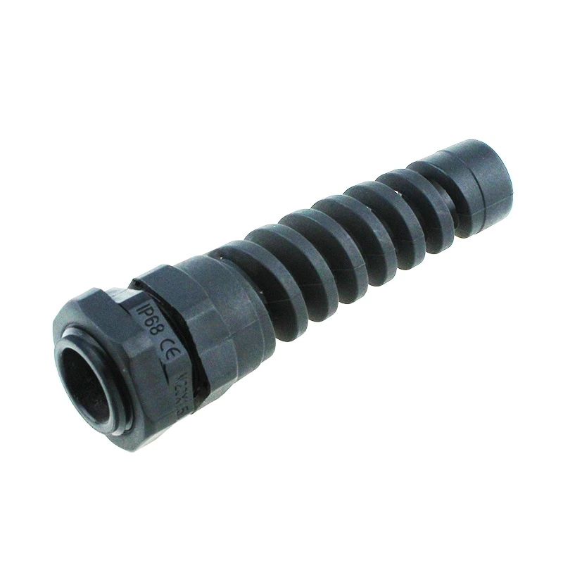 Waterproof M12 M16 M18 M20 Nylon Spiral Flex Protecting Cable Gland