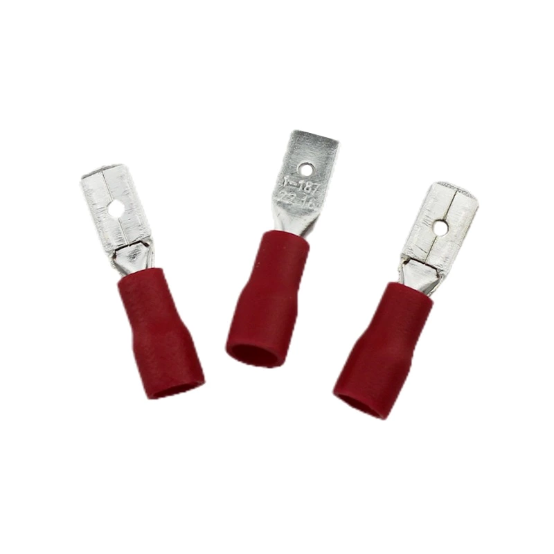 MDD1.25-187 Insert Plug Spring Terminals Pre-insulated Terminals 4.8mm Male Plug Plug-in Terminal