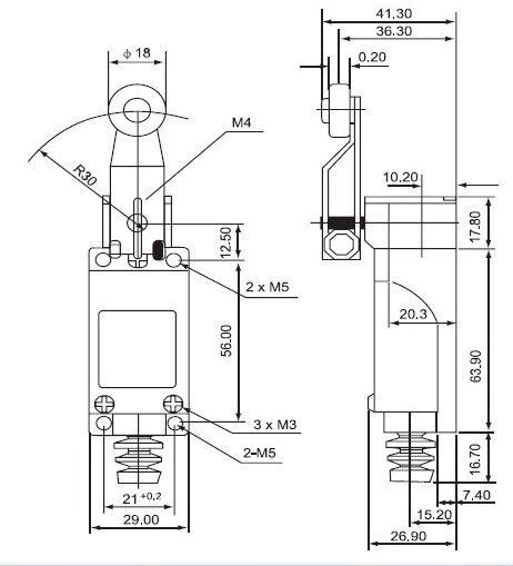 ME-8104 5A/250VAC Long Electrical Life Limit Switch Escalators Elevator Parts