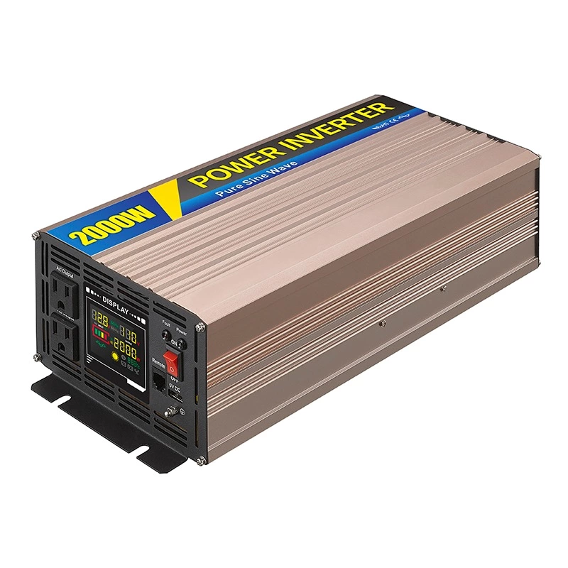 Pure Sine Wave Inverter SGPE 2000w 12/24/48VDC (Color display and remote control is optional)