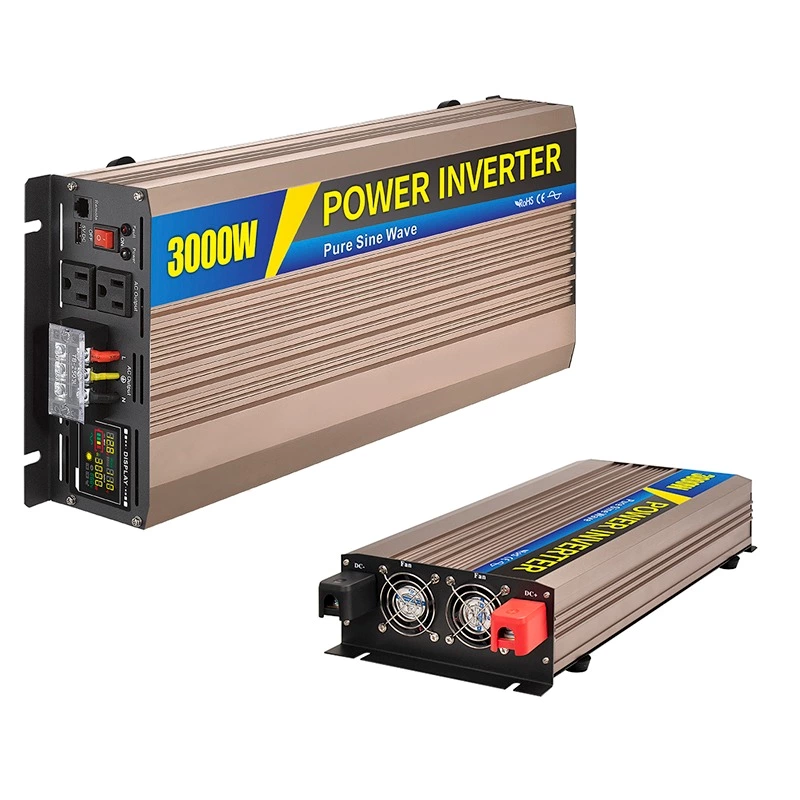 Pure Sine Wave Inverter SGPE3000w 12/24/48VDC (Color Display And Remote Control Is Optional)