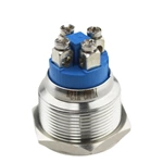 Metal Push Button Screw Type JS22F-11E-W-12V-S Selevator Equipment Waterproof LED Button