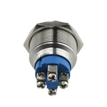 Metal Push Button Screw Type JS22F-11E-W-12V-S Selevator Equipment Waterproof LED Button