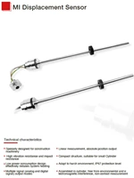 MI Series Magnetostrictive Linear Position Sensors Analog/CAN Bus Output