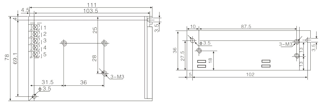 MS-50 50W Single Output Mini Size Power Supply