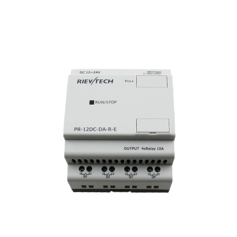 Rievtech Micro PLC Economic Type Programmable Relay PR-12DC-DA-R-E Mini PLC with Non-expandable