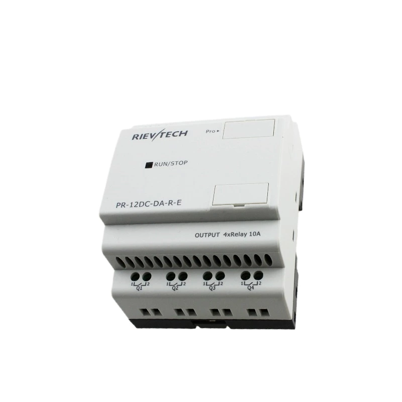 Rievtech Micro PLC Economic Type Programmable Relay PR-12DC-DA-R-E Mini PLC with Non-expandable