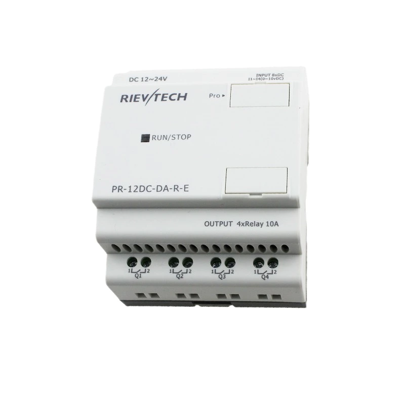 Rievtech Micro PLC Economic Type Programmable Relay PR-12DC-DA-R-E Mini PLC with Non-expandable