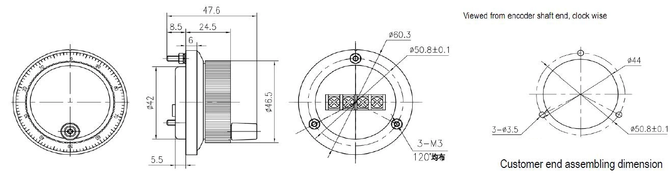 YMA600 Hand-Held Pulse Generator MPG Handy Handwheel CNC Pendant Manual Pulse Generator