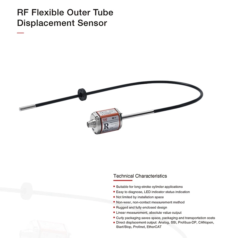 RF Start-Stop Output Flexible Outer Tube Displacement Sensor