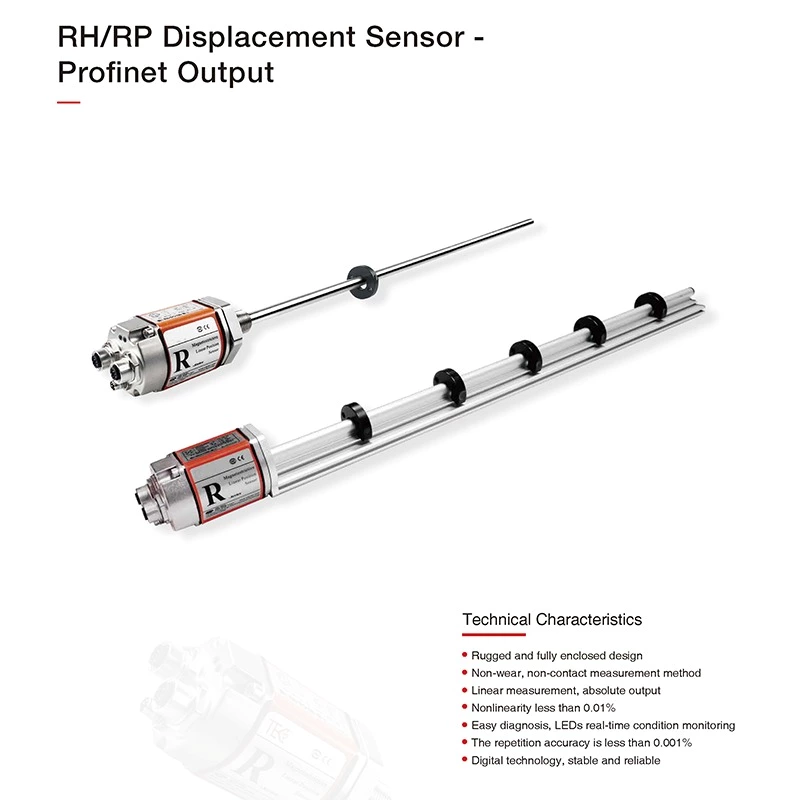RH/RP Displacement Sensor-Profinet Output Magnetostrictive Displacement Sensor