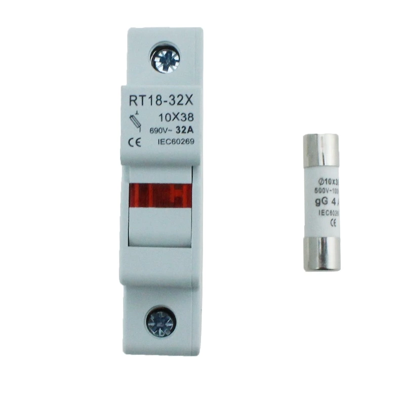 RT18-32X Series Solar PV DC Thermal Fuse 500V Fuse Holder
