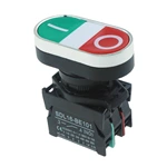 SDL16-CB8325 Red Green Flush Two Color IP40 Push Button Switch Without Pilot Light