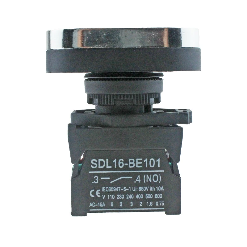 SDL16-CB8325 Red Green Flush Two Color IP40 Push Button Switch Without Pilot Light