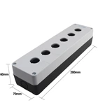 LAY5-BP06 Switch Push Button Control Box Enclosures 6 Holes
