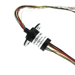 22mm 8rings 10A Electrical Contacts Capsule Slip Ring Carbon Brush Holder for Slip Ring