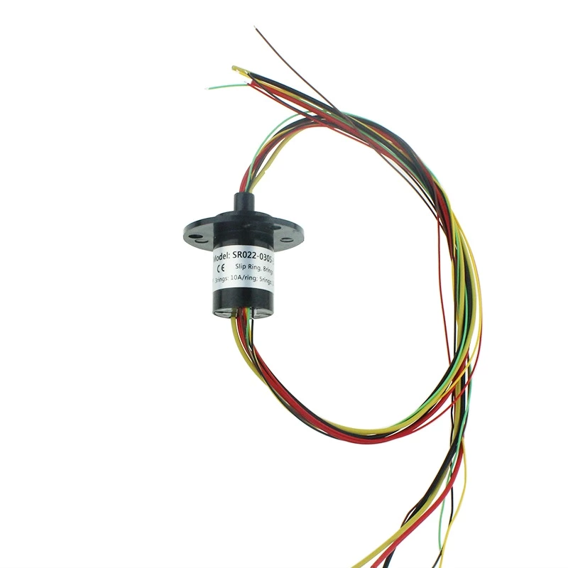 22mm 8rings 10A Electrical Contacts Capsule Slip Ring Carbon Brush Holder for Slip Ring