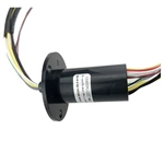 SRC022-30L-4-4P/6S 22mm 10 Rings Miniature Swivel Capsule Slip Ring Carbon Brush Holder