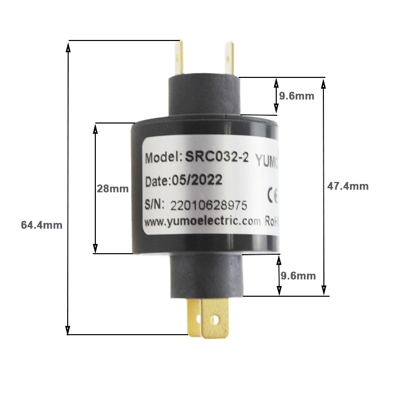 SRC032-2 rotary joint electrical connector slip ring