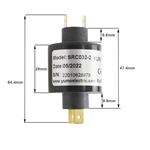 SRC032-2 rotary joint electrical connector slip ring