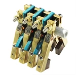 Carbon Brush Holder Slip Ring Dia 50mm 4rings 20A/ring SRH20*50*59-4