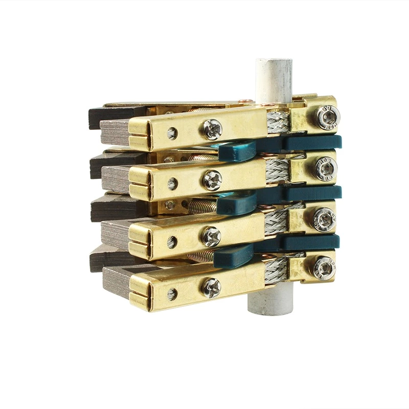 Carbon Brush Holder Slip Ring Dia 50mm 4rings 20A/ring SRH20*50*59-4