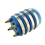 Carbon Brush Holder Slip Ring Dia 50mm 4rings 20A/ring SRH20*50*59-4