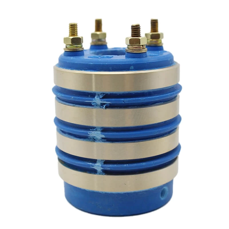 Carbon Brush Holder Slip Ring Dia 50mm 4rings 20A/ring SRH20*50*59-4