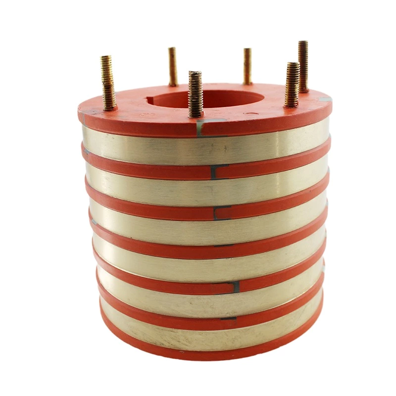 Factory Price Electrical Manufacturers SRS75K160142-6T Carbon Brushes Collector Rotary Joint Slip Ring