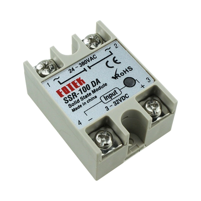 SSR-100DA 100A Load Current Single Phase Solid State Relay