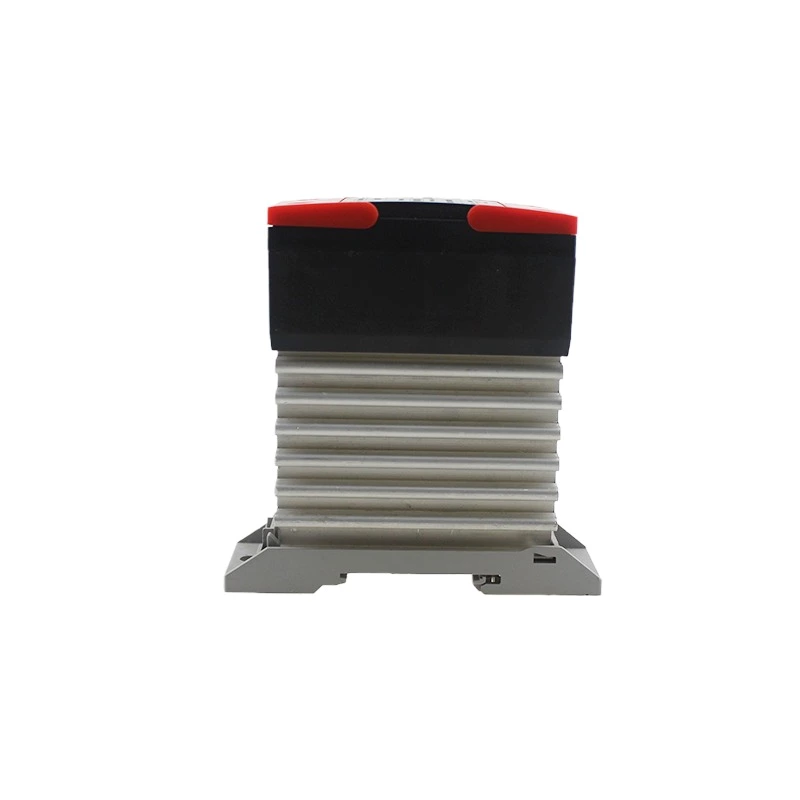 Black and Red SSR-120DA Integrated Single-phase Solid State Relay with Heat Sink