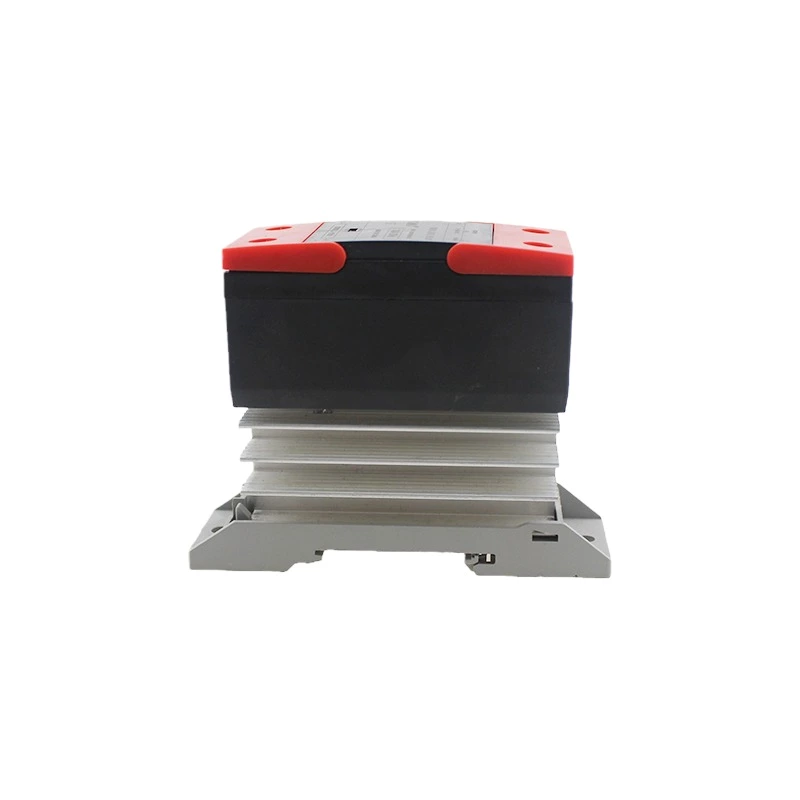 Great Quality 24-380VAC SSR-25DA Black and Red Integrated Solid State Relay with Radiator